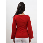 Red blouse